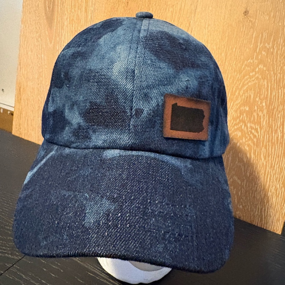 Blue soft Denim Cap with Pennsylvania Patch